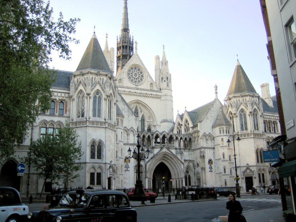 The Royal Courts of Justice in London, home of the Senior Courts of England and Wales. Credit- Anthony M. from Rome, Italy - Flickr